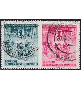 DDR Nr. 470-471 gestempelt     Radfernfahrt