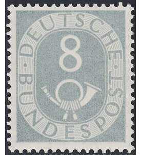 BRD Bund  Nr. 127 postfrisch ** geprüft - 8 Pfennig Posthorn