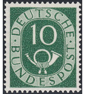BRD Bund  Nr. 128 postfrisch ** geprüft - 10 Pfennig Posthorn