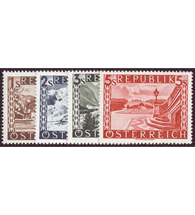 sterreich Nr. 767II-770II postfrisch Landschaften 1945 Walzend.