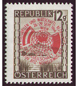 sterreich Nr. 784 postfrisch  Kongre 1946