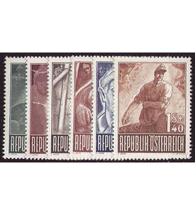 sterreich Nr. 829-834 postfr. Kriegsgefangene 1947