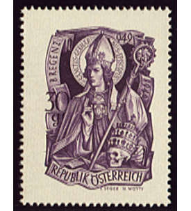 sterreich Nr. 936 postfrisch  Heiliger Gebhard