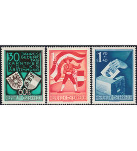 sterreich Nr. 952-954 postfrisch Volksabstimmung in Krnten