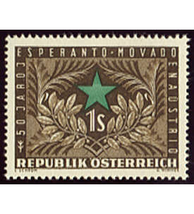 sterreich Nr. 1005 postfrisch Esperanto