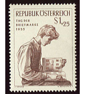 sterreich Nr. 1023 postfrisch Tag der Marke 1955