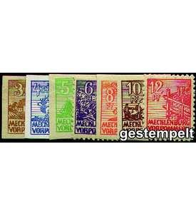 SBZ Nr. 29x-36x gestempelt     Abschiedsserie 1946 7 Werte