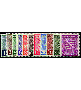 SBZ Nr. 73X-84X postfrisch Provinzwappen 1945 ohne 80X