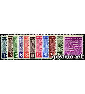 SBZ Nr. 73X-84X gestempelt     Provinzwappen 1945 ohne 80X