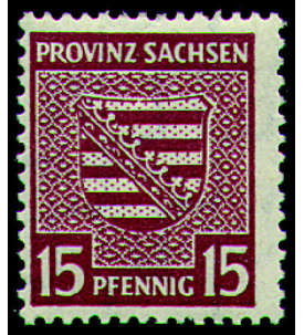 SBZ Nr. 80X postfrisch Provinzwappen 1945