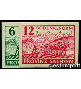 SBZ Nr. 85-86 gestempelt       Bodenreform 1945