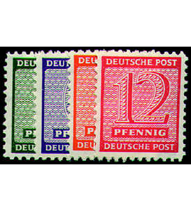SBZ Nr. 120X-123X postfrisch Ziffern 1945