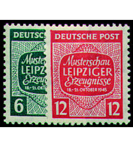 SBZ Nr. 124X-125X postfrisch Musterschau 1945