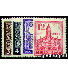 SBZ Nr. 150X-155X gestempelt   Abschiedsserie 1946 4 Werte