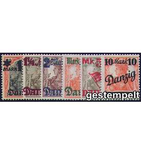 Danzig Nr. 41-46I gestempelt