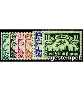 Danzig Nr. 66-71 gestempelt