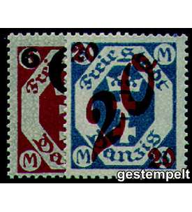 Danzig Nr. 106-107 gestempelt
