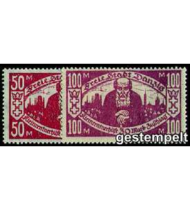 Danzig Nr. 131-132 gestempelt