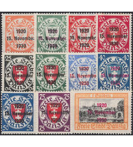 Danzig Nr. 220-230 postfrisch**