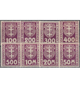 Danzig Porto Nr. 15-23Y postfrisch**