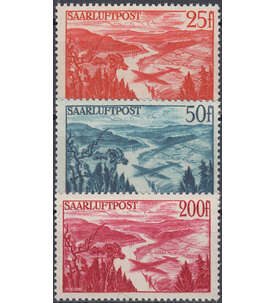 Saar Nr. 252-254 postfrisch Flugpost 1948