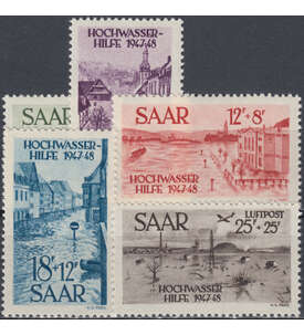 Saar Nr. 255-259 postfrisch Hochwasserhilfe