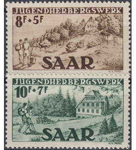 Saar Nr. 262-263 postfrisch Jugendherbergen