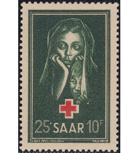 Saar Nr. 304 postfrisch Rotes Kreuz 1951