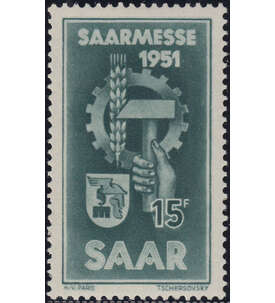 Saar Nr. 306 postfrisch Saarmesse 1951