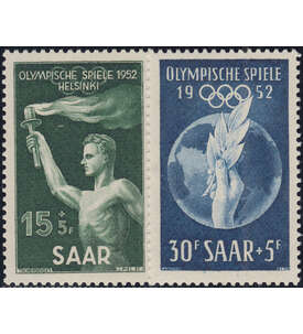 Saar Nr. 314-315 postfrisch Olympische Spiele