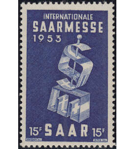 Saar Nr. 341 postfrisch Saarmesse 1953