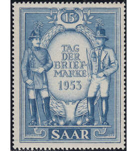 Saar Nr. 342 postfrisch Tag der Marke 1953