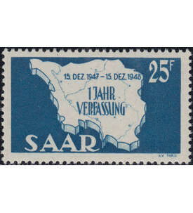 Saar Nr. 261 Type III postfr. ACHTUNG NEUE BEZEICHNUNG!