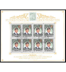 Liechtenstein Nr. 921 gestempelt Kleinbogen Prinz Alois