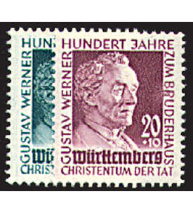 Französische Zone Württemberg Nr.47-48 Gustav Werner postfrisch **