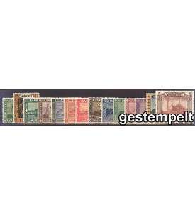 Saar Nr. 84-97 gestempelt      Freimarken 1922