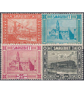 Saar Nr. 98-101 Freimarken 1923