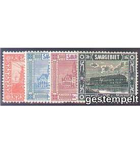 Saar Nr. 98-101 gestempelt     Freimarken 1923