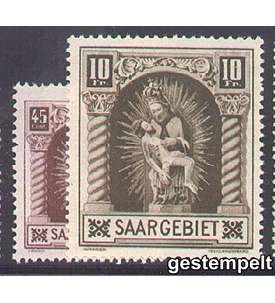 Saar Nr. 102-103 gestempelt