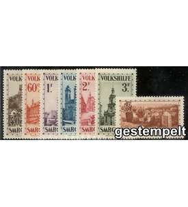 Saar Nr. 161-167 gestempelt    Volkshilfe 1932