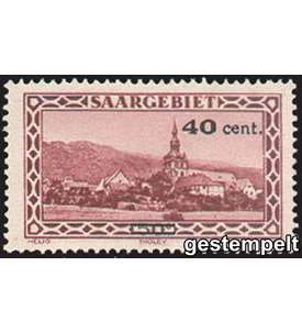 Saar Nr. 178 gestempelt        Freimarke 1934