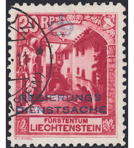 Liechtenstein Nr. D 3A gestempelt  Dienstmarken