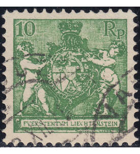 Liechtenstein Nr. 63 gestempelt     Freimarke 1924