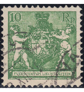 Liechtenstein Nr. 63 gestempelt     Freimarke 1924