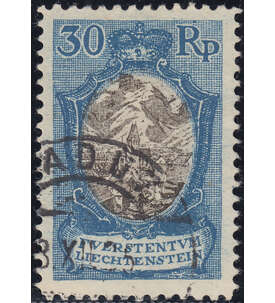 Liechtenstein Nr. 64 gestempelt    Freimarke 1925