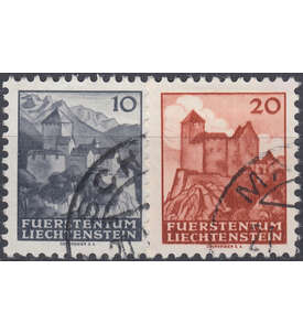Liechtenstein Nr. 222-223 gestempelt Freimarken 1943
