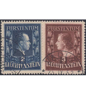 Liechtenstein Nr. 304-05A gestempelt  Frstenpaar