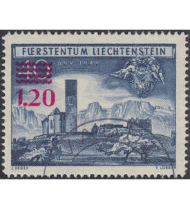 Liechtenstein Nr. 310 gestempelt    Kirche mit Aufdruck