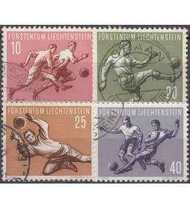 Liechtenstein Nr. 322-325 gestempelt  Sport 1954