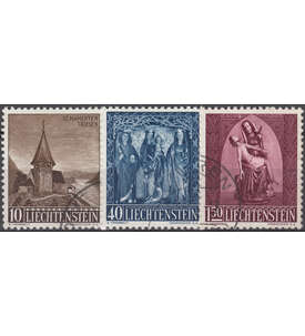 Liechtenstein Nr. 362-364 gestempelt Weihnachten 1957